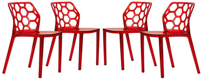 Modern Dynamic Dining Chair Set of 4 - Elax Furniture