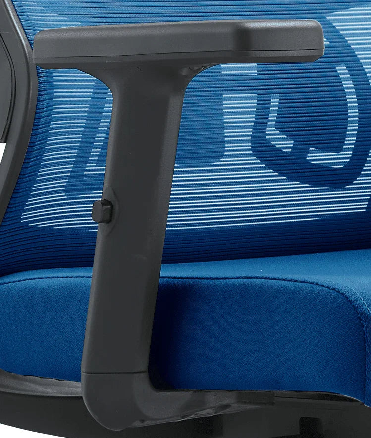 Dale Adjustable Upholstered Office Chair with Mesh Back - Elax Furniture