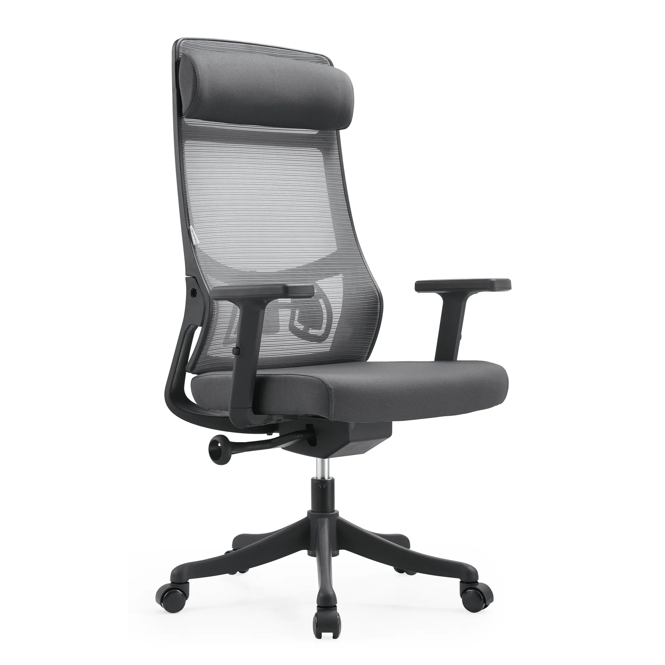 Dale Adjustable Upholstered Office Chair with Mesh Back - Elax Furniture