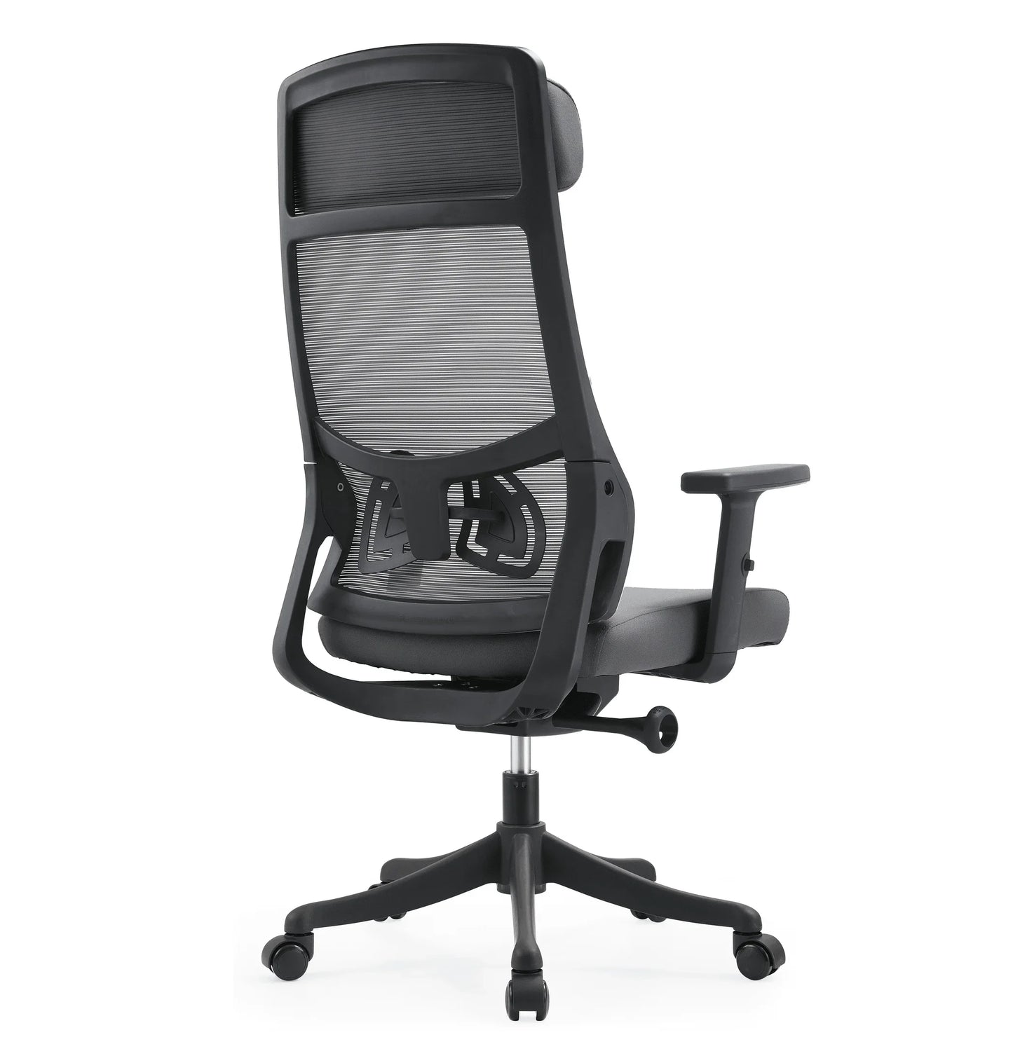 Dale Adjustable Upholstered Office Chair with Mesh Back - Elax Furniture