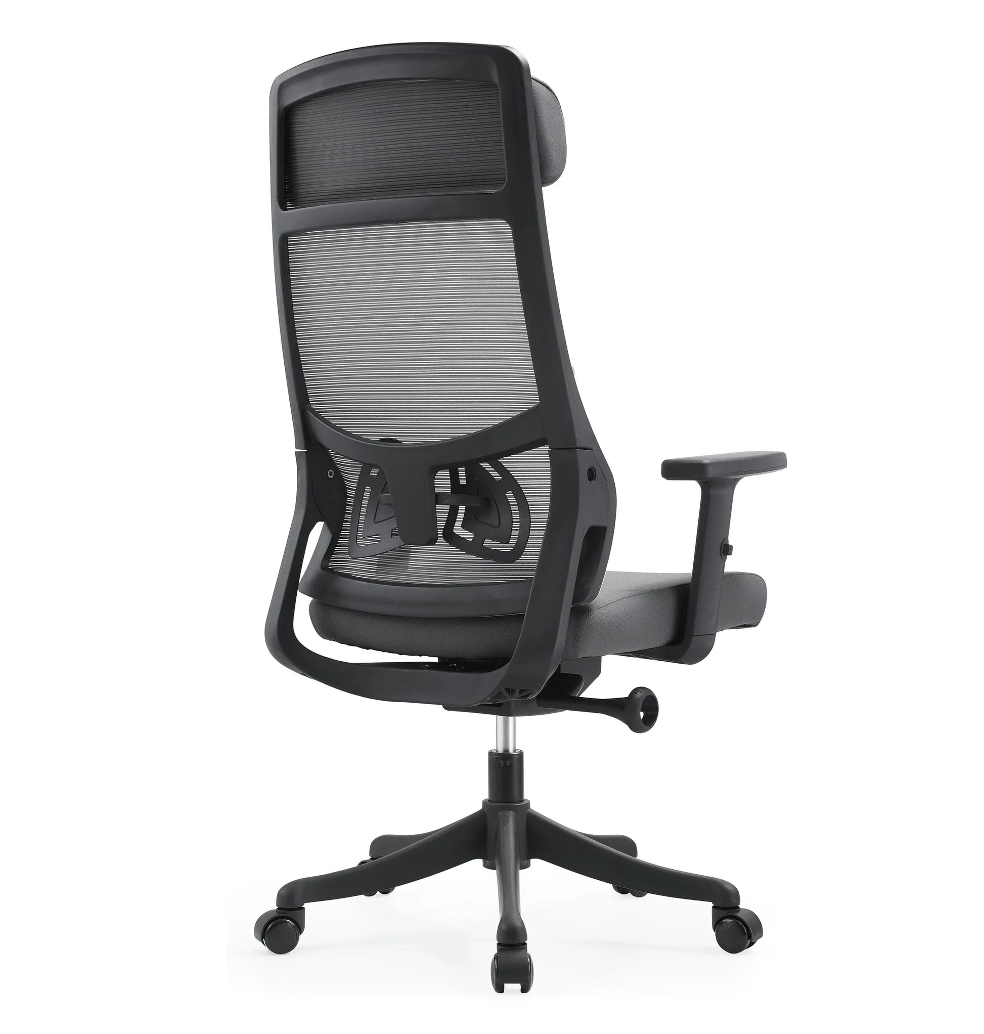 Dale Adjustable Upholstered Office Chair with Mesh Back - Elax Furniture