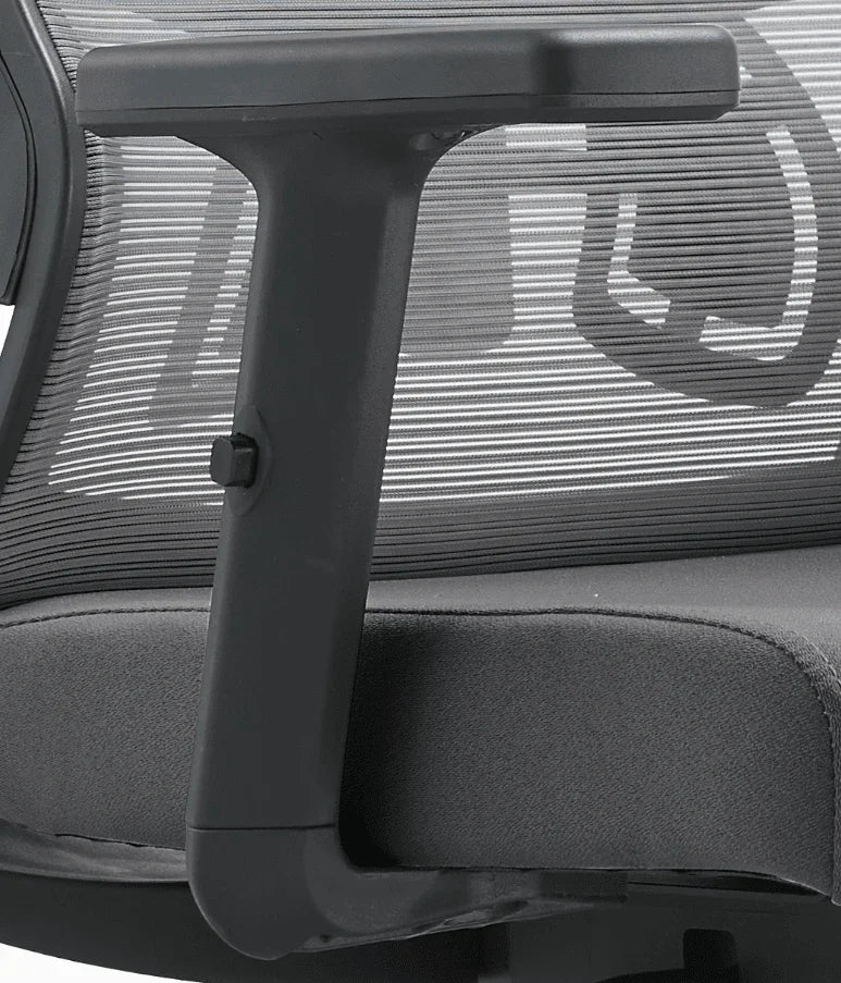 Dale Adjustable Upholstered Office Chair with Mesh Back - Elax Furniture