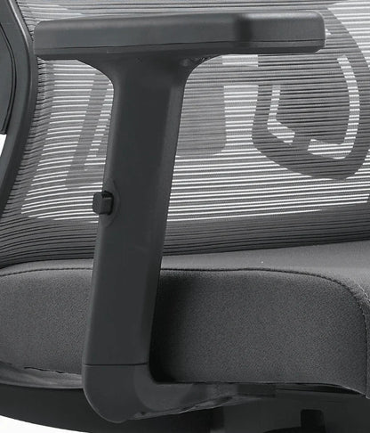 Dale Adjustable Upholstered Office Chair with Mesh Back - Elax Furniture