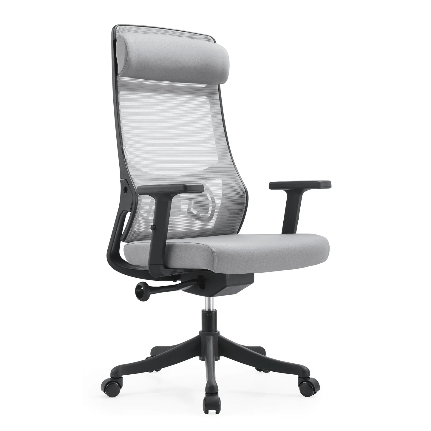 Dale Adjustable Upholstered Office Chair with Mesh Back - Elax Furniture