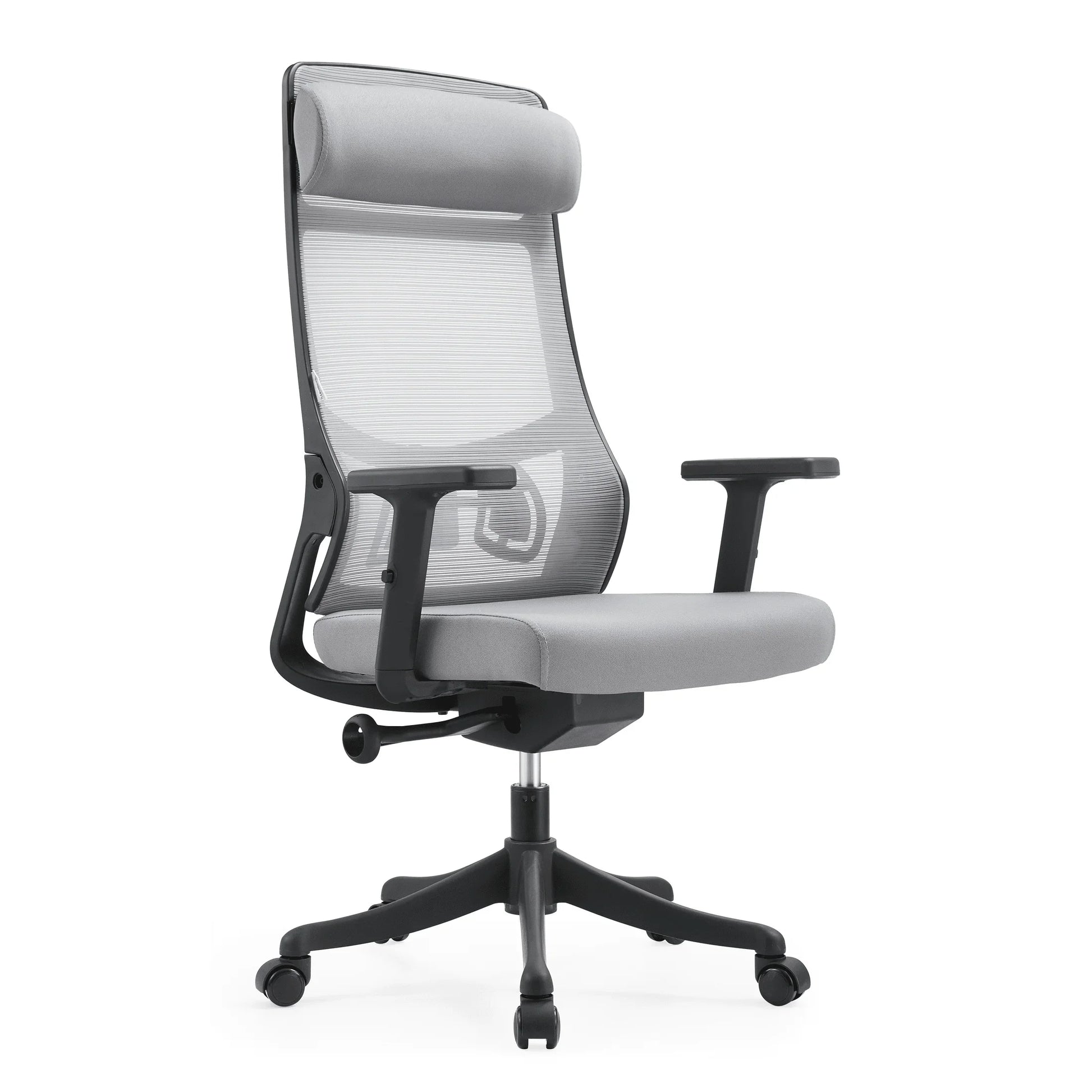 Dale Adjustable Upholstered Office Chair with Mesh Back - Elax Furniture