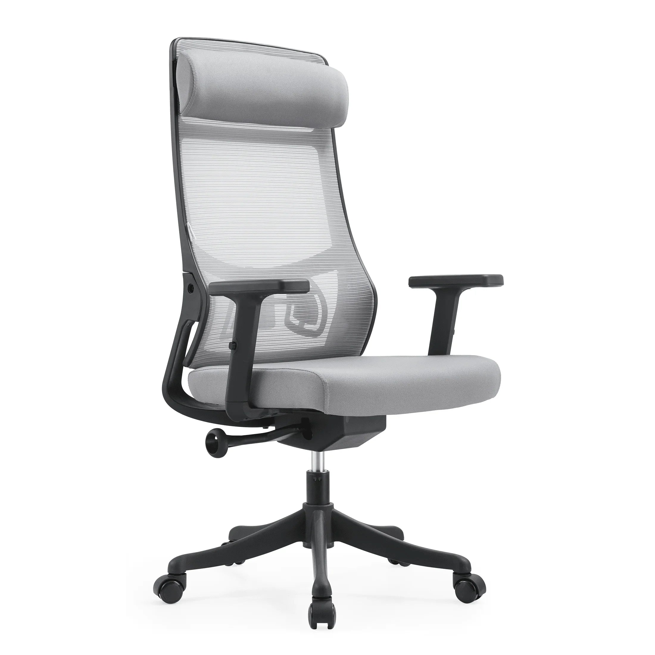 Dale Adjustable Upholstered Office Chair with Mesh Back - Elax Furniture