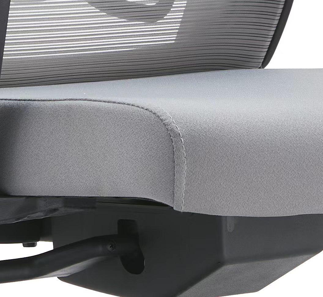 Dale Adjustable Upholstered Office Chair with Mesh Back - Elax Furniture