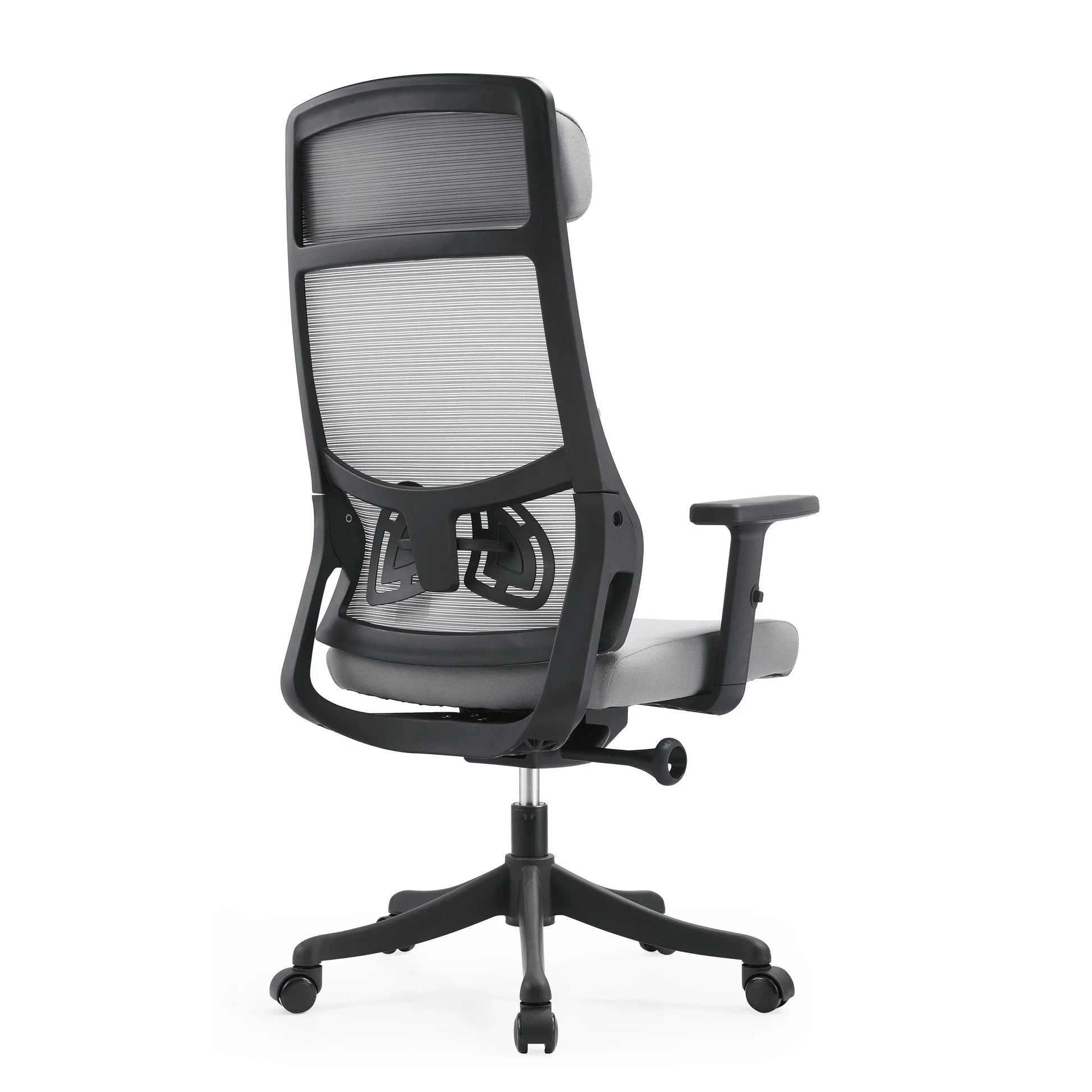 Dale Adjustable Upholstered Office Chair with Mesh Back - Elax Furniture