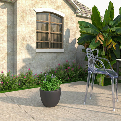 Dahlia Modern Fiberstone and MgO Clay Planter Pot for Indoor and Outdoor - Elax Furniture