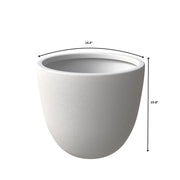 Dahlia Modern Fiberstone and MgO Clay Planter Pot for Indoor and Outdoor - Elax Furniture