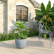 Dahlia Modern Fiberstone and MgO Clay Planter Pot for Indoor and Outdoor - Elax Furniture