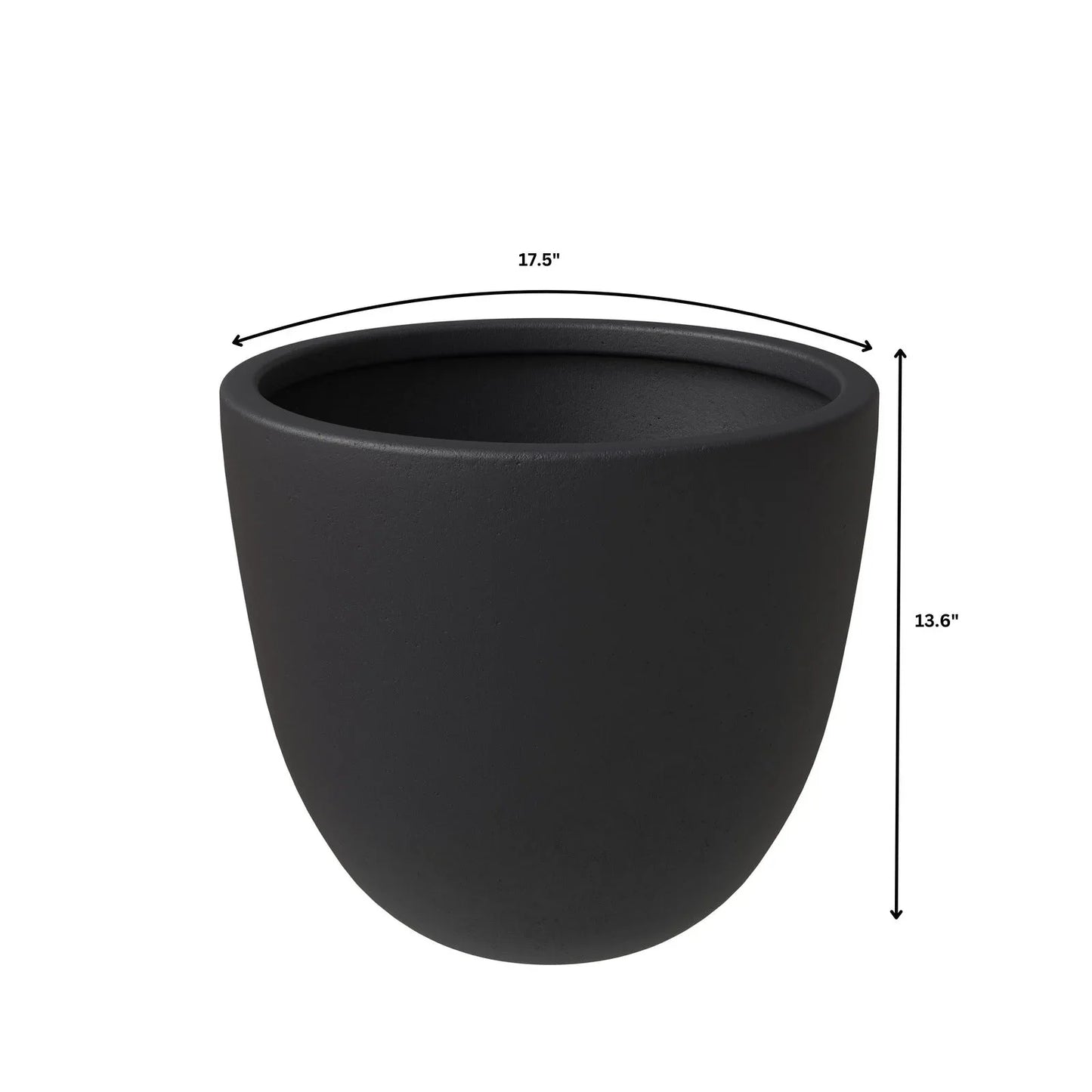 Dahlia Modern Fiberstone and MgO Clay Planter Pot for Indoor and Outdoor - Elax Furniture