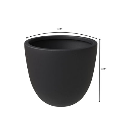 Dahlia Modern Fiberstone and MgO Clay Planter Pot for Indoor and Outdoor - Elax Furniture