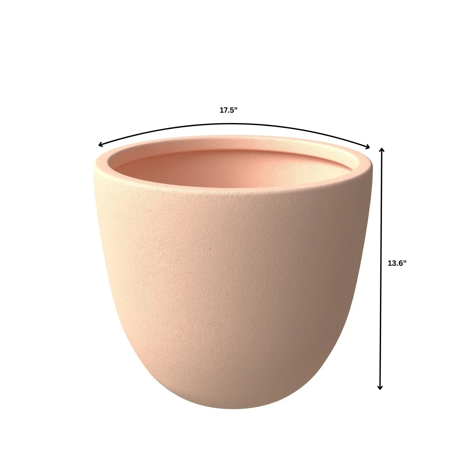Dahlia Modern Fiberstone and MgO Clay Planter Pot for Indoor and Outdoor - Elax Furniture