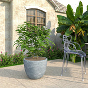 Dahlia Modern Fiberstone and MgO Clay Planter Pot for Indoor and Outdoor - Elax Furniture