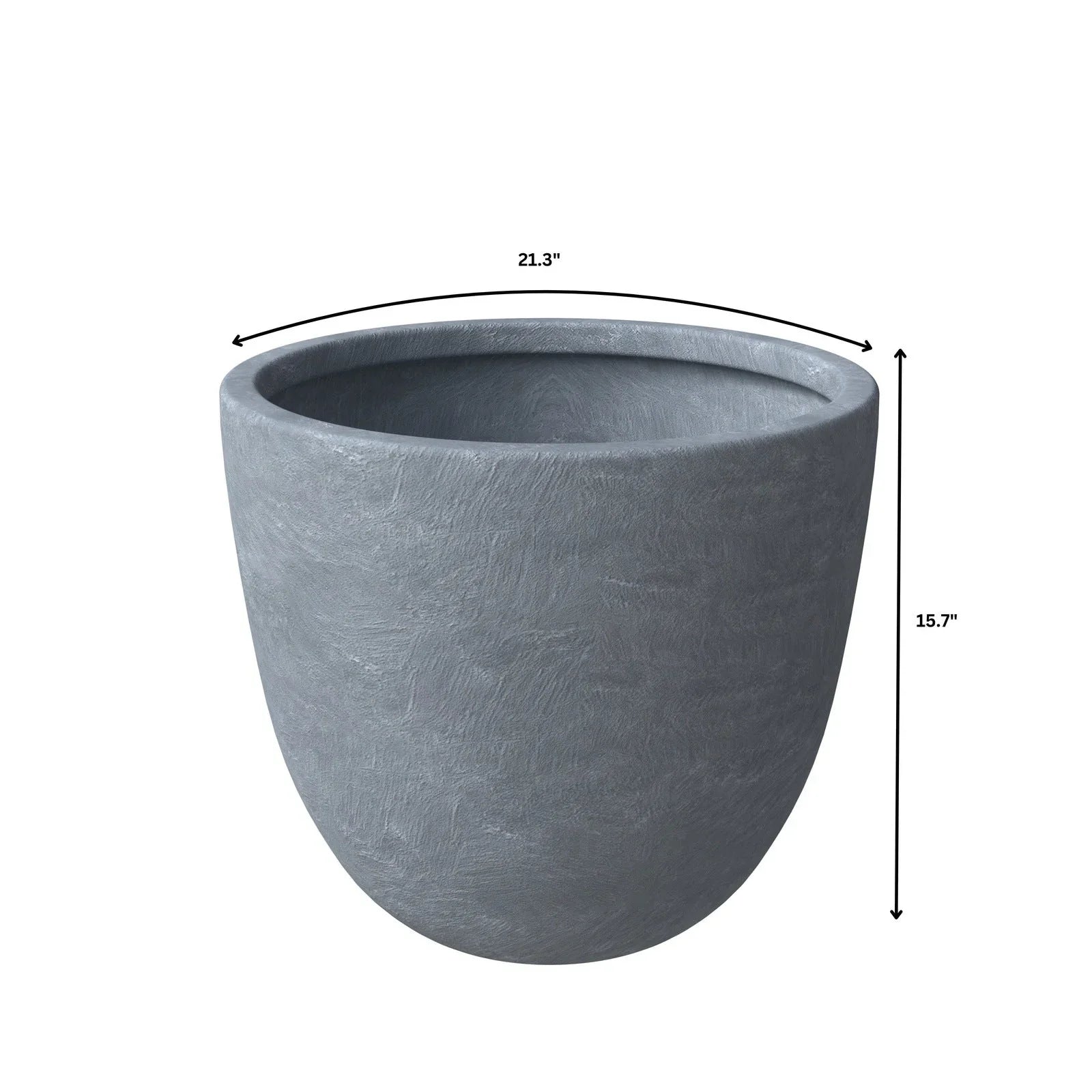 Dahlia Modern Fiberstone and MgO Clay Planter Pot for Indoor and Outdoor - Elax Furniture