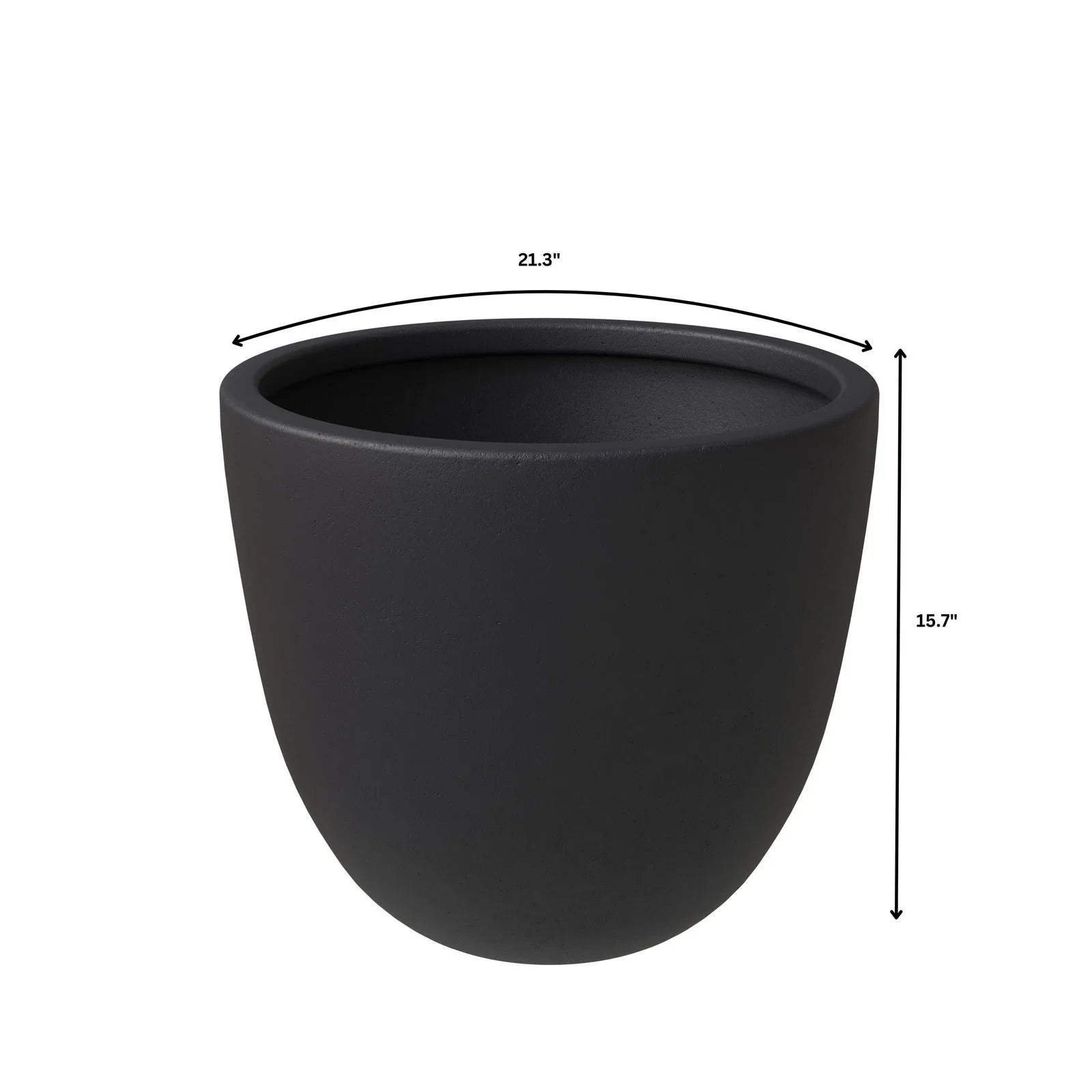 Dahlia Modern Fiberstone and MgO Clay Planter Pot for Indoor and Outdoor - Elax Furniture