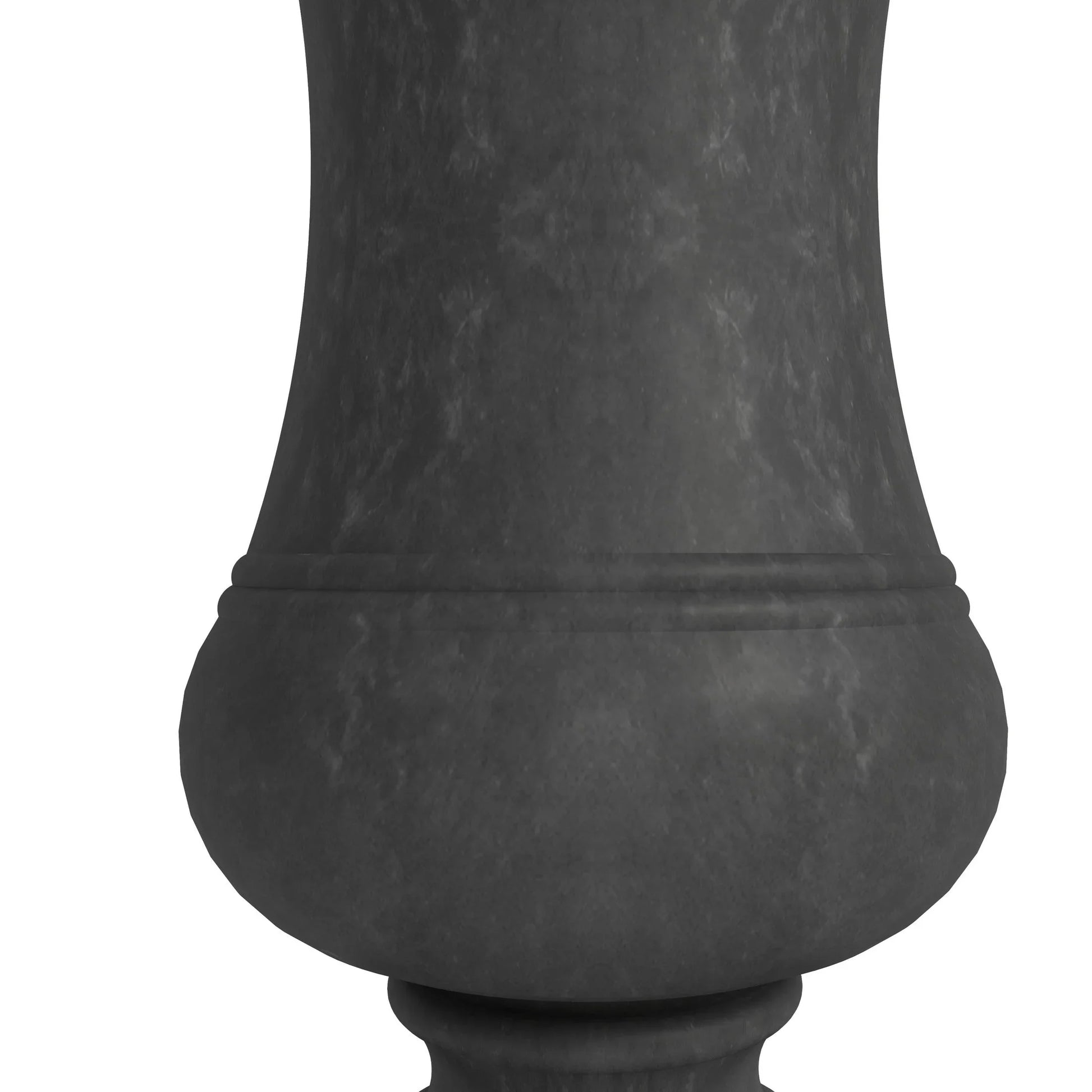 Daisy Fiberstone and Clay Urn Planter with Drainage Holes for Indoor and Outdoor - Elax Furniture