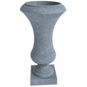 Daisy Fiberstone and Clay Urn Planter with Drainage Holes for Indoor and Outdoor - Elax Furniture