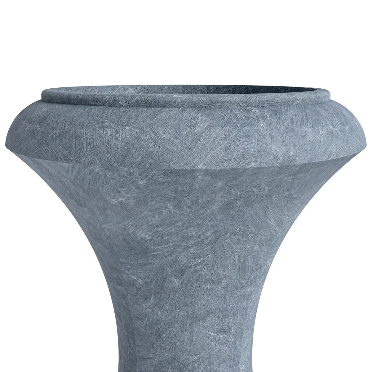 Daisy Fiberstone and Clay Urn Planter with Drainage Holes for Indoor and Outdoor - Elax Furniture