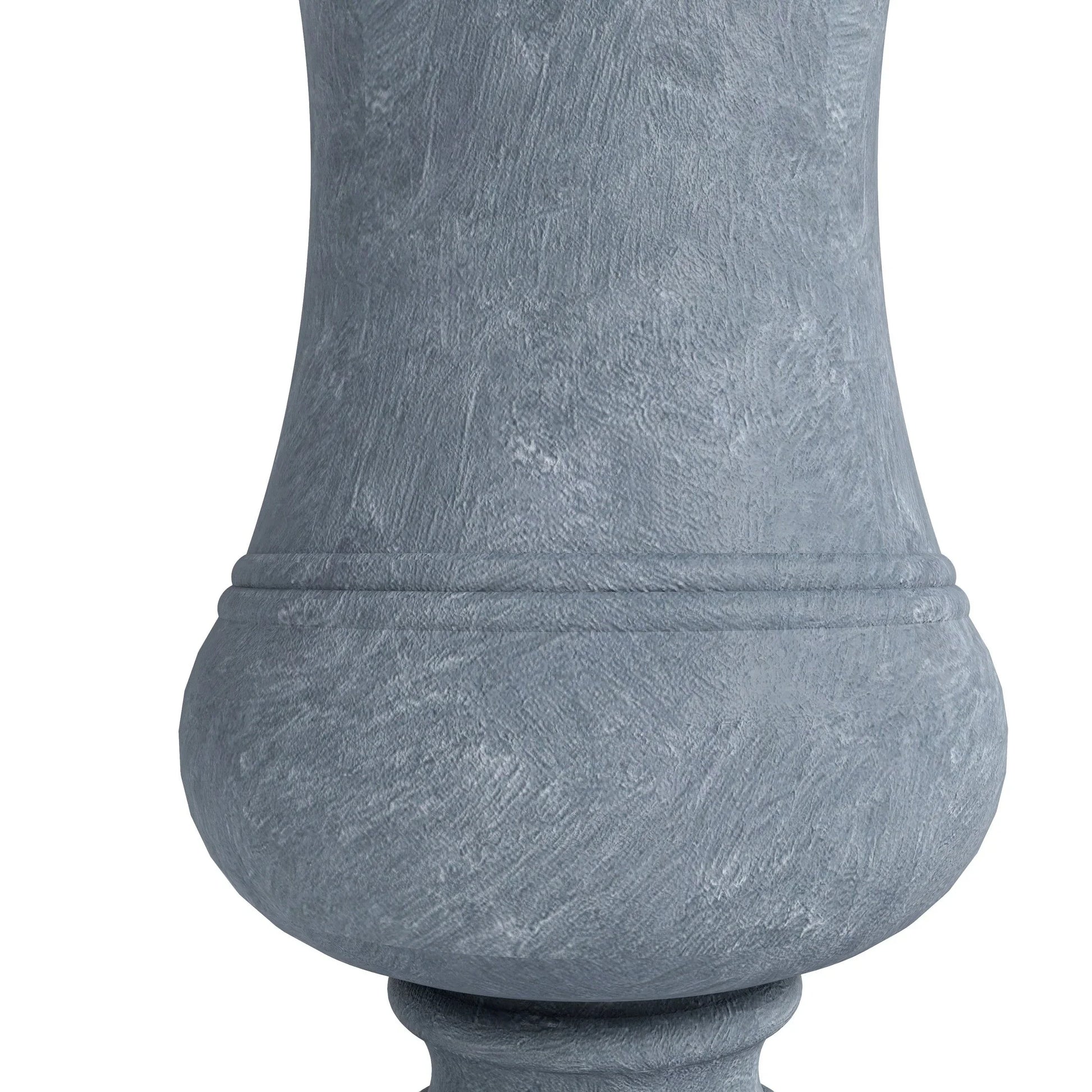 Daisy Fiberstone and Clay Urn Planter with Drainage Holes for Indoor and Outdoor - Elax Furniture