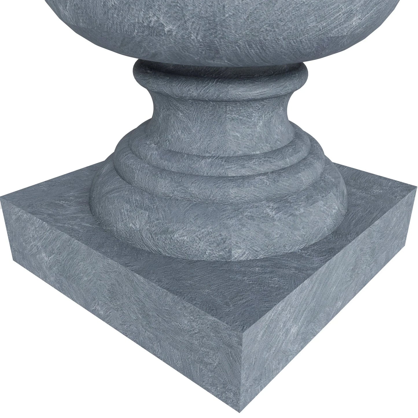 Daisy Fiberstone and Clay Urn Planter with Drainage Holes for Indoor and Outdoor - Elax Furniture