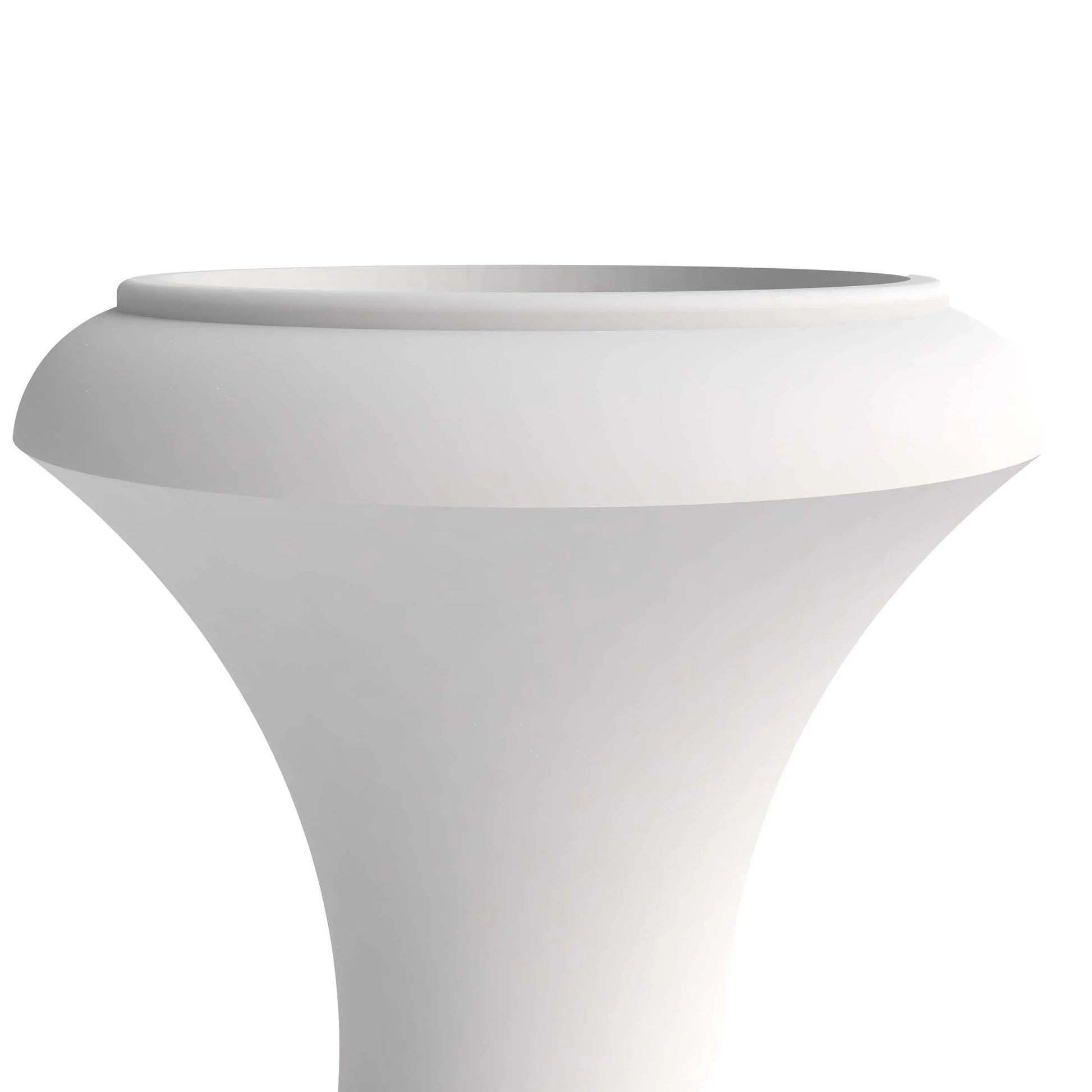 Daisy Fiberstone and Clay Urn Planter with Drainage Holes for Indoor and Outdoor - Elax Furniture