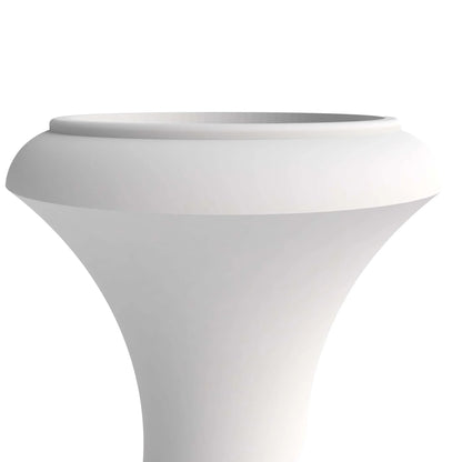 Daisy Fiberstone and Clay Urn Planter with Drainage Holes for Indoor and Outdoor - Elax Furniture