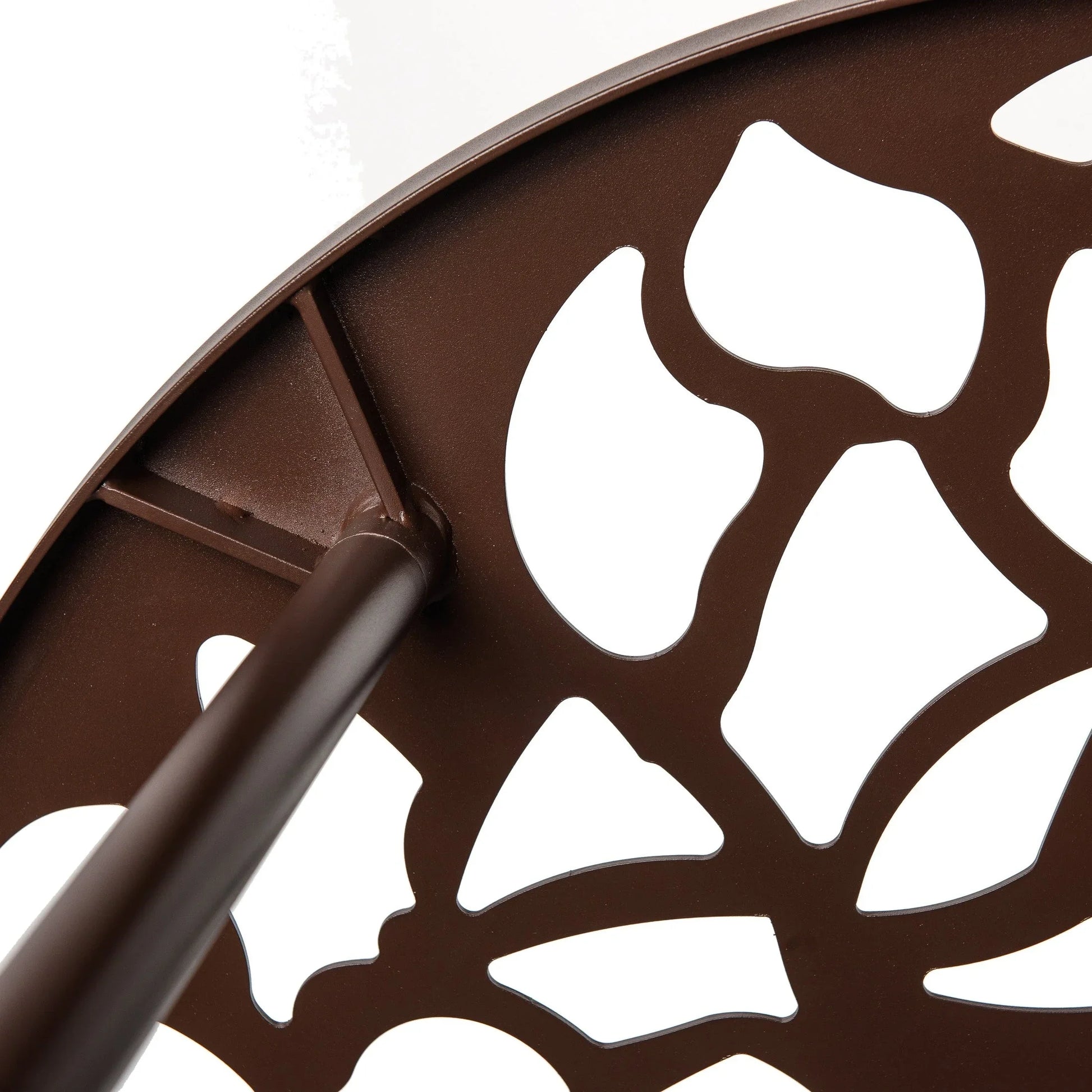 Devon 3-Piece Patio Dining Set: Aluminum Table with Glass Top & 2 Stackable Flower Chairs - Elax Furniture