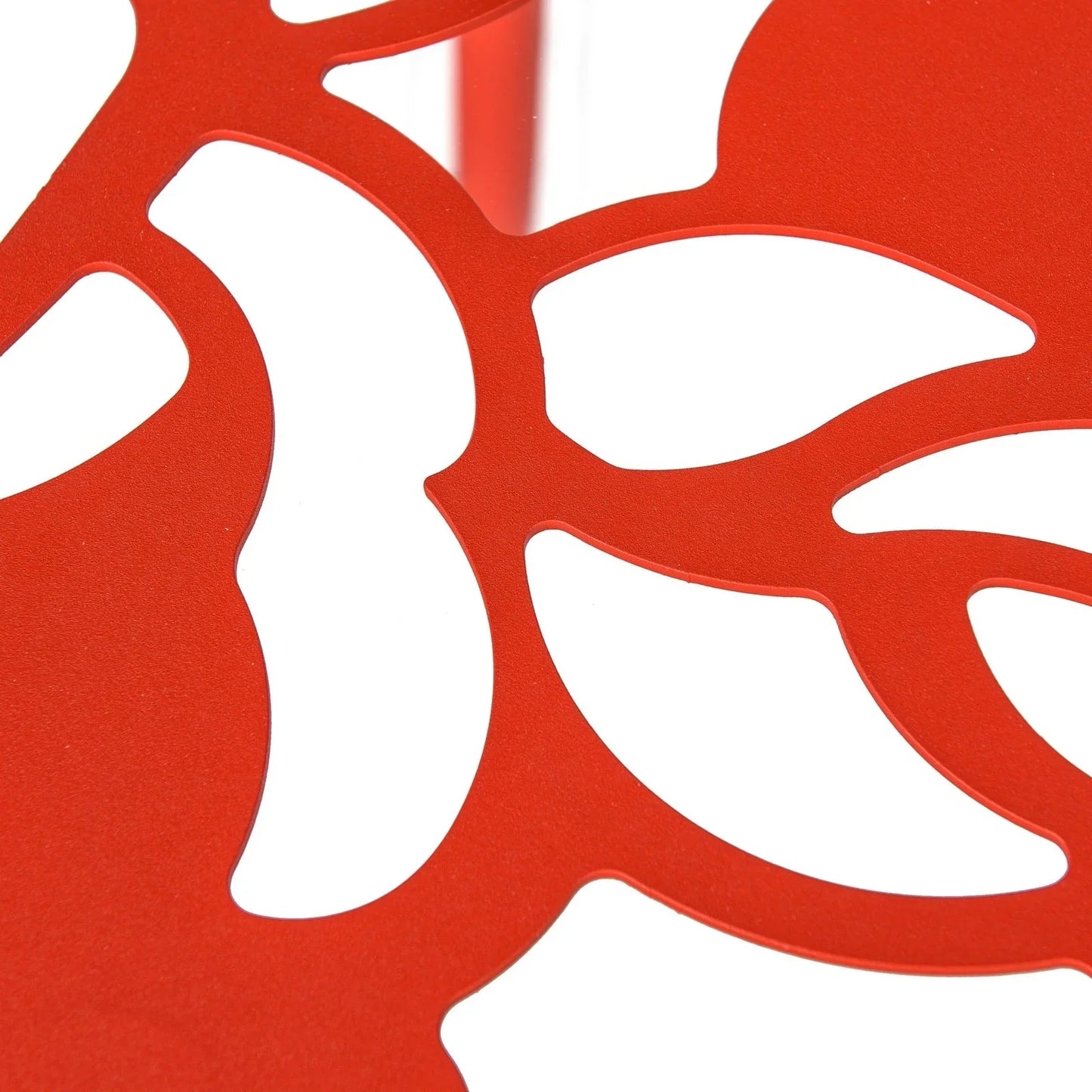 Devon 5-Piece Patio Dining Set: Aluminum Table with Glass Top & 4 Stackable Flower Chairs - Elax Furniture