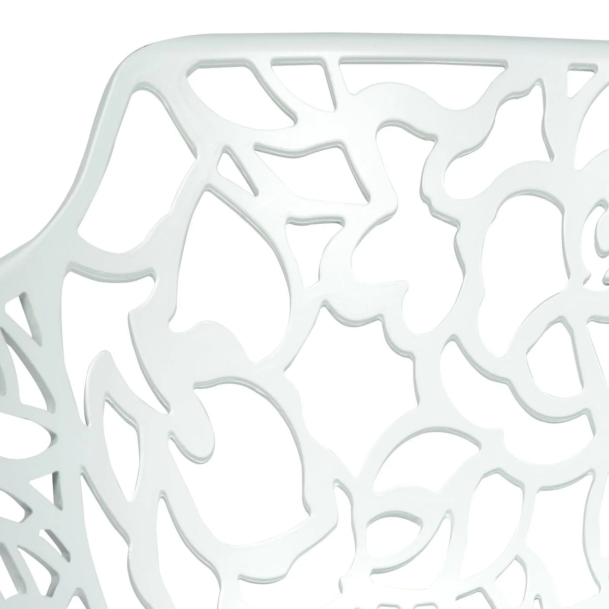 Devon 5-Piece Outdoor Dining Set: Aluminum Table with Glass Top & 4 Flower Armchairs - Elax Furniture