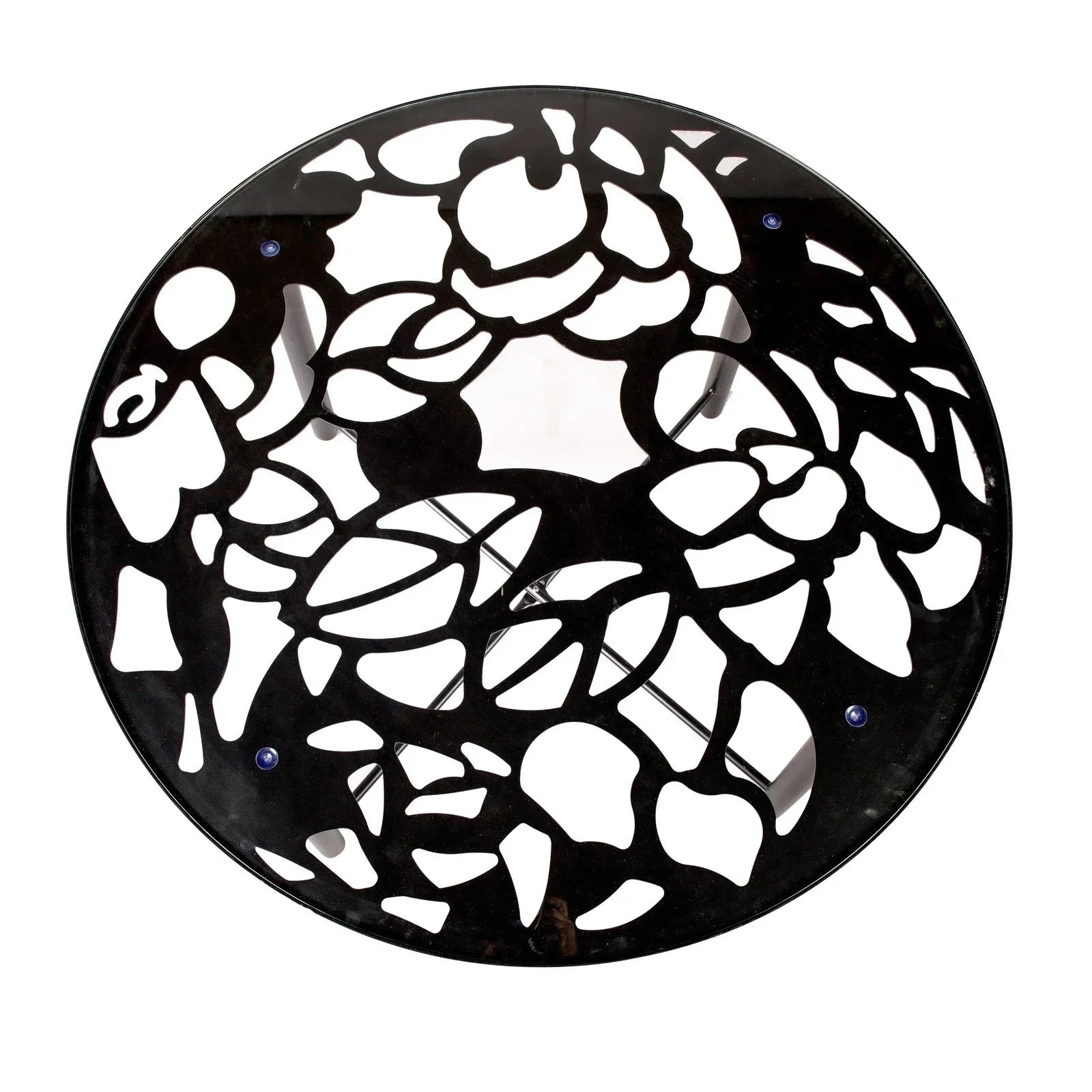 Devon Tree Design Glass Top Aluminum Base Indoor Outdoor 47.25" Dining Table - Elax Furniture