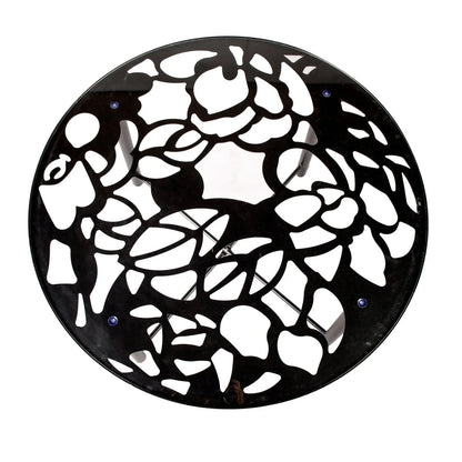 Devon Tree Design Glass Top Aluminum Base Indoor Outdoor 47.25" Dining Table - Elax Furniture