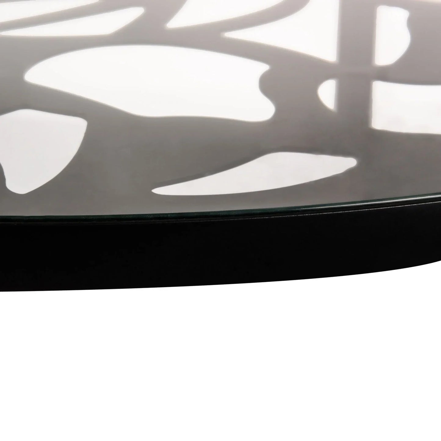 Devon Tree Design Glass Top Aluminum Base Indoor Outdoor 47.25" Dining Table - Elax Furniture