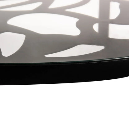 Devon Tree Design Glass Top Aluminum Base Indoor Outdoor 47.25" Dining Table - Elax Furniture