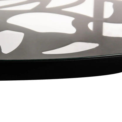 Devon Tree Design Glass Top Aluminum Base Indoor Outdoor 47.25" Dining Table - Elax Furniture