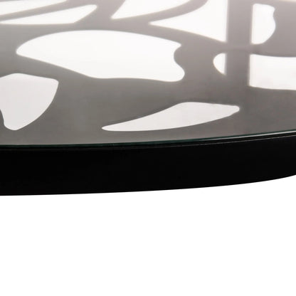 Devon Tree Design Glass Top Aluminum Base Indoor Outdoor Bistro Dining Table - Elax Furniture