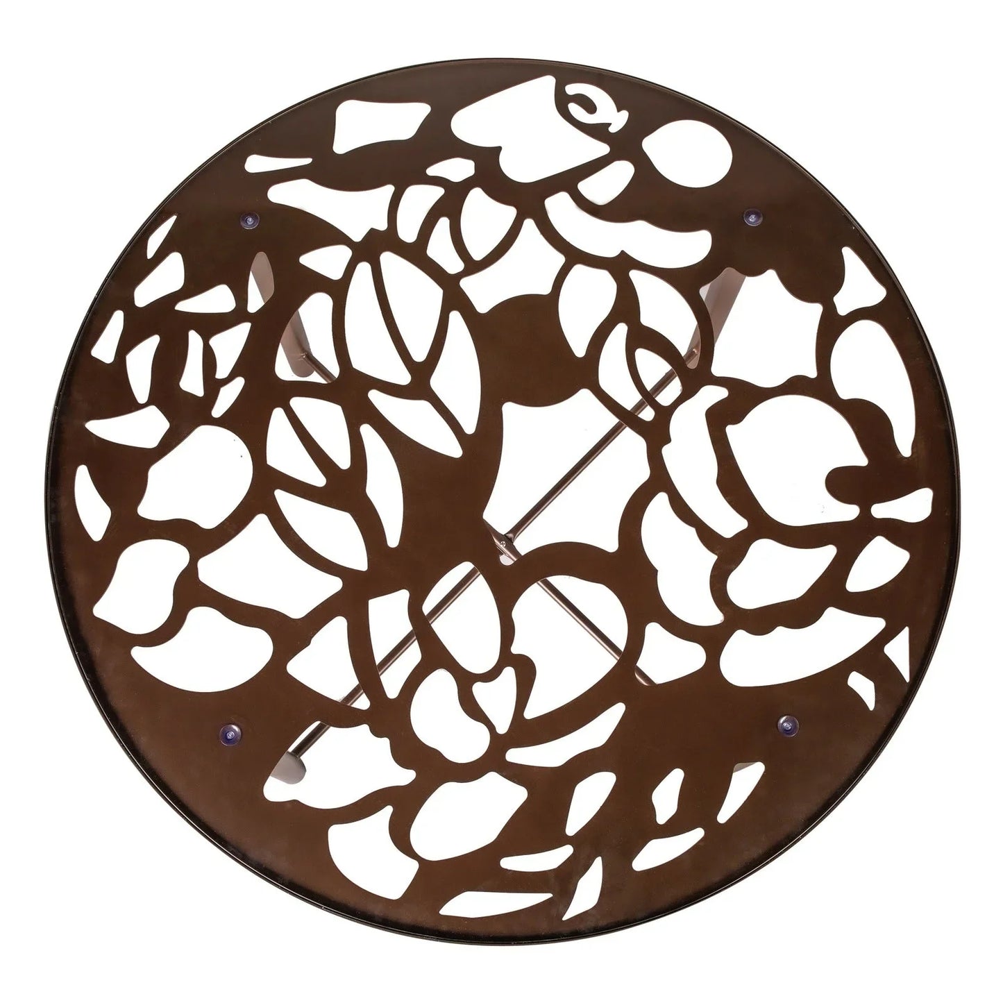 Devon Tree Design Glass Top Aluminum Base Indoor Outdoor 47.25" Dining Table - Elax Furniture