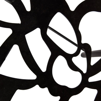 Devon 7-Piece Outdoor Dining Set: Aluminum Table with Glass Top & 6 Stackable Flower Chairs - Elax Furniture