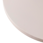 Dune Round 32" Wide Coffee Table in Fiberstone with a Pedestal Base Grey Coffee Table LeisureMod