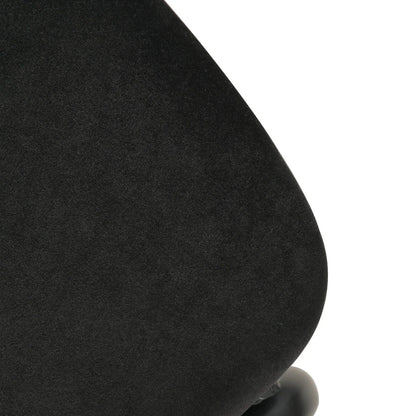 Ervilla Modern Wicker Bar Stool with Fabric Seat and Black Powder Coated Steel Frame, Set of 2 - Elax Furniture