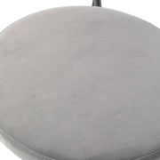 Euston Modern Upholstered Dining Chair with Round Wicker/Velvet Back Style - Elax Furniture