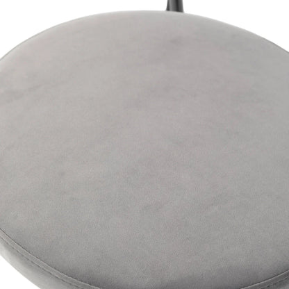 Euston Modern Upholstered Dining Chair with Round Wicker/Velvet Back Style - Elax Furniture