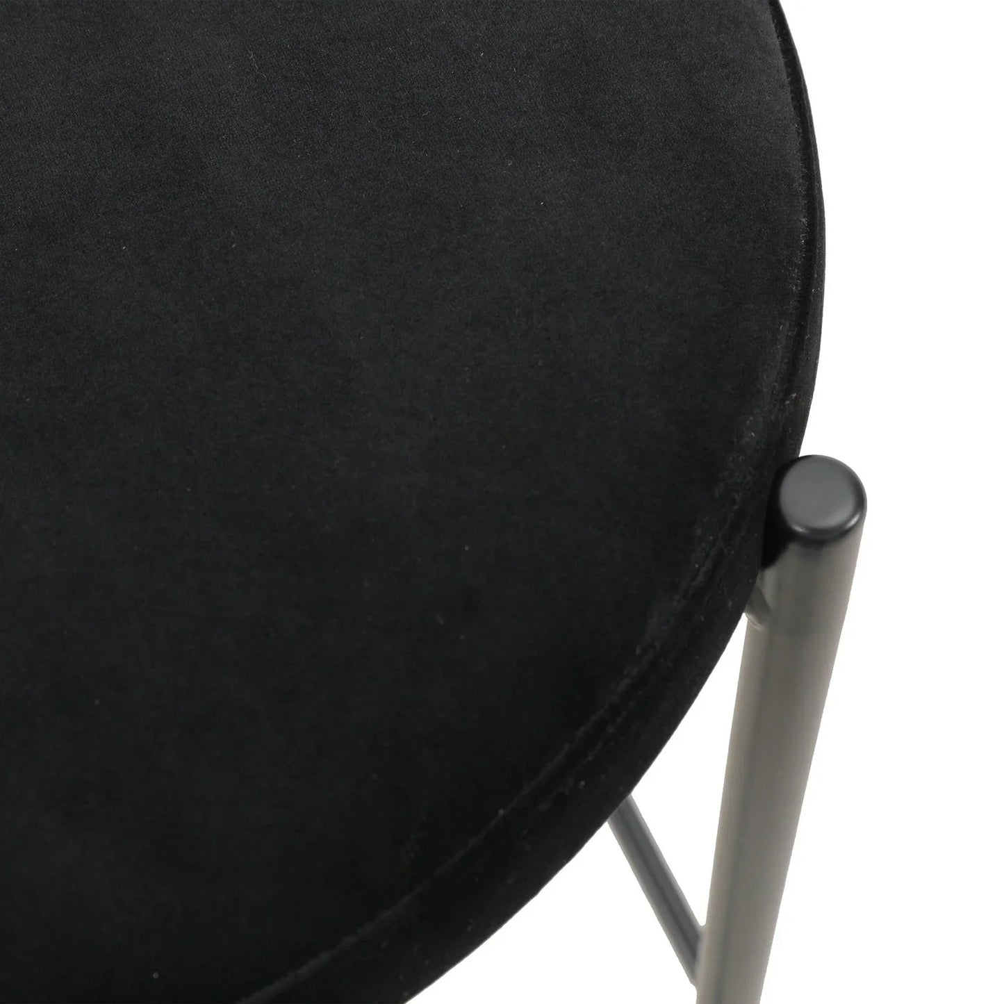 Euston Wicker Bar Stool with Black Powder Coated Steel Frame and Footrest - Elax Furniture