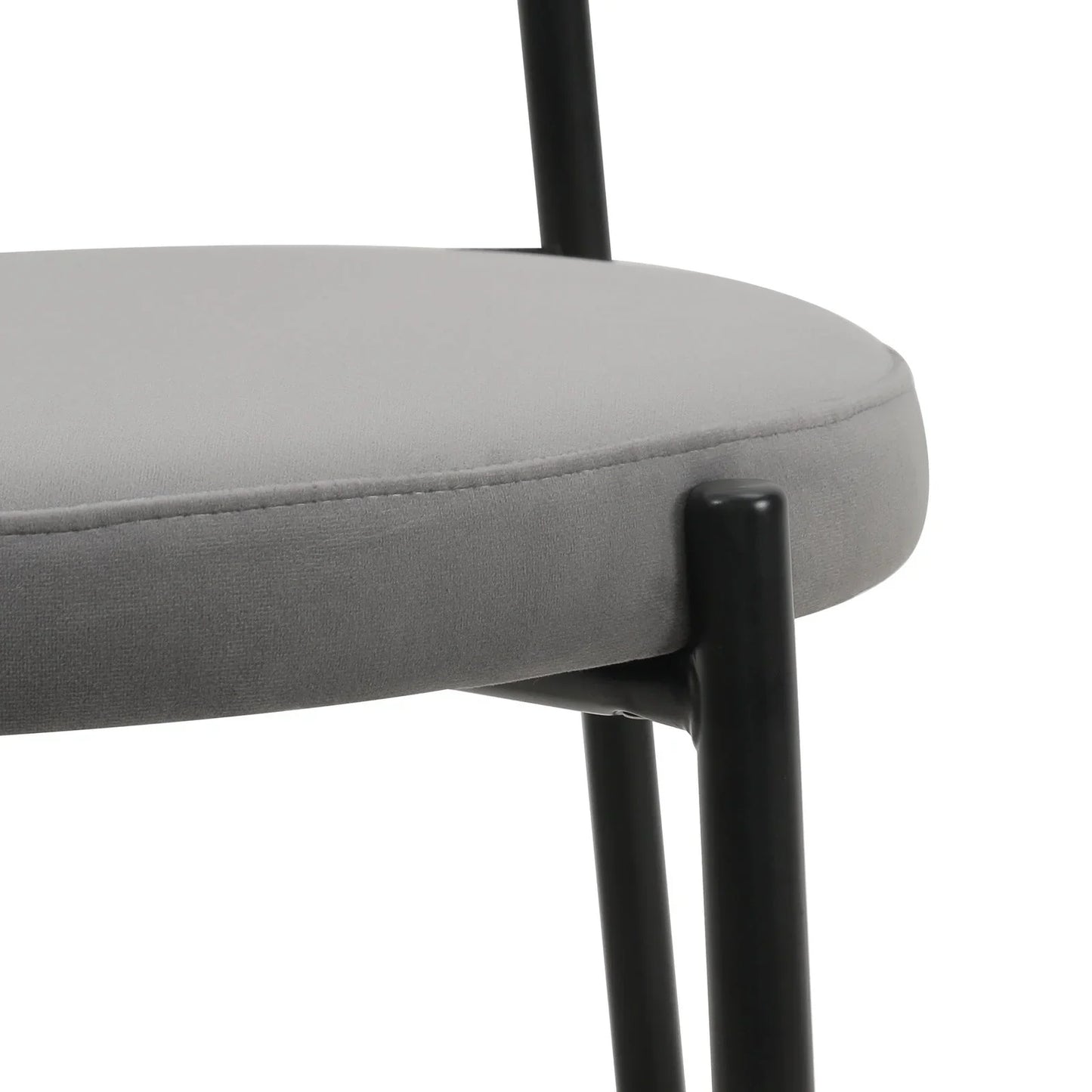 Euston Wicker Bar Stool with Black Powder Coated Steel Frame and Footrest - Elax Furniture