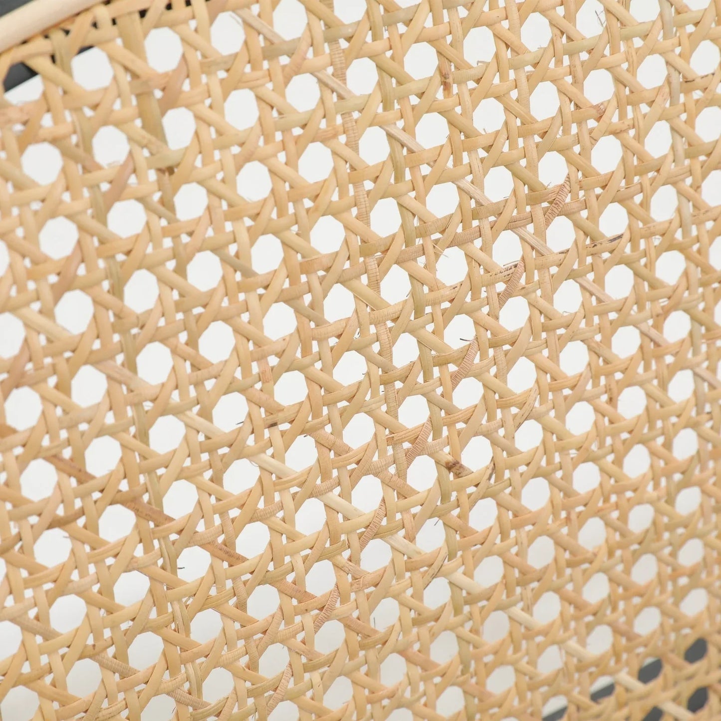 Euston Wicker Bar Stool with Black Powder Coated Steel Frame and Footrest, Set of 2 - Elax Furniture