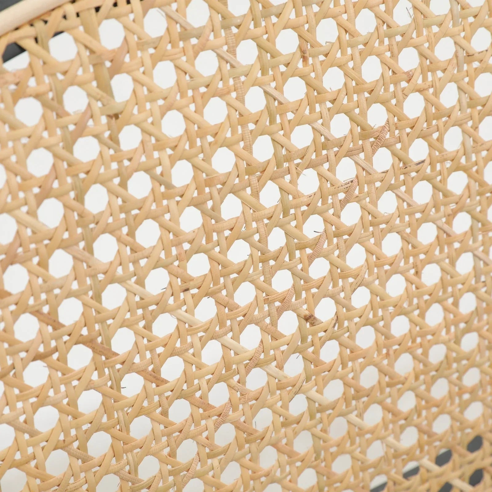 Euston Wicker Bar Stool with Black Powder Coated Steel Frame and Footrest, Set of 2 - Elax Furniture