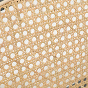 Euston Wicker Bar Stool with Black Powder Coated Steel Frame and Footrest - Elax Furniture