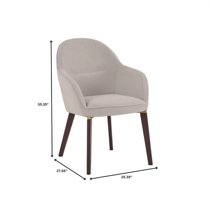 Elias Dining Chair Upholstered in Leather Velvet and Powder Coated Legs - Elax Furniture