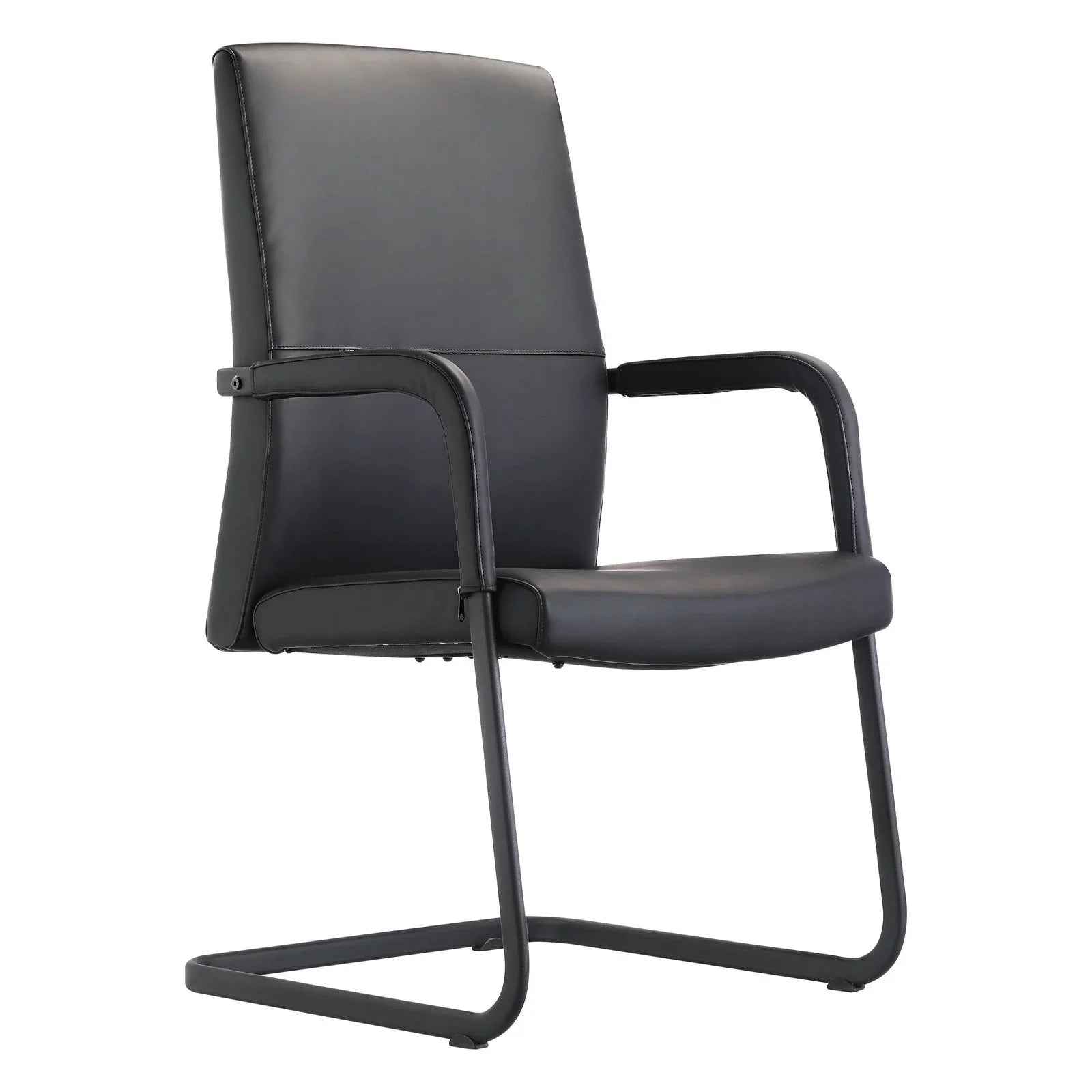 Evander Leather Office Chair With Aluminum Frame - Elax Furniture